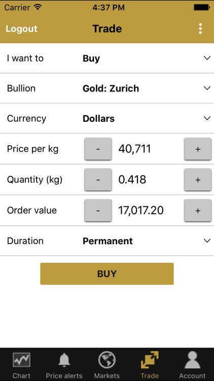 BullionVault: gold and silver screenshot-3