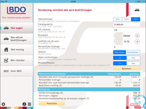 Belgian TAX Toolbox screenshot 2