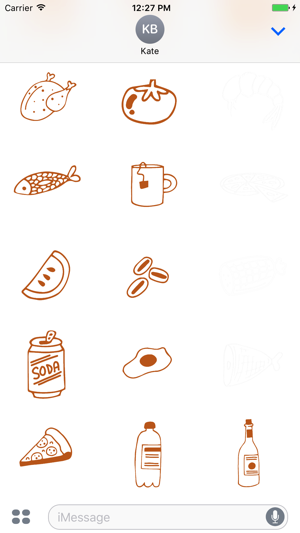 Animated Cute Food Stickers(圖4)-速報App