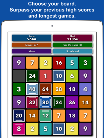 Zap Tiles Pro - Number Puzzle Logic Game screenshot 2