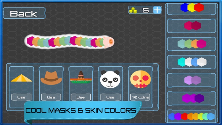 Snake Mask Mania. Real Worm Eater & Color Balls screenshot-3