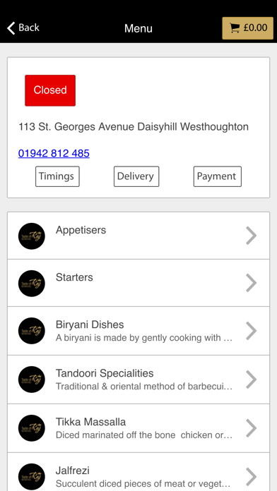 How to cancel & delete Taste of Raj Westhoughton from iphone & ipad 2