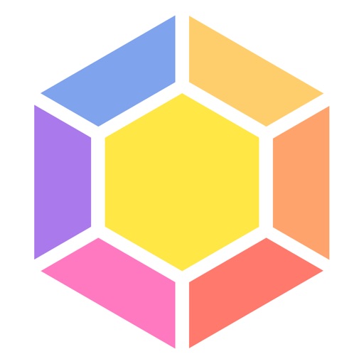 Hex Cells Classic Hexagon Matching Puzzle Icon