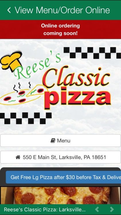 Reese's Classic Pizza - PA screenshot-4