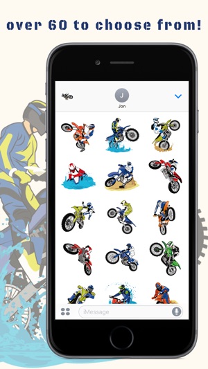 BraaapMoji Motorcycle MX Emojis & Stickers(圖2)-速報App