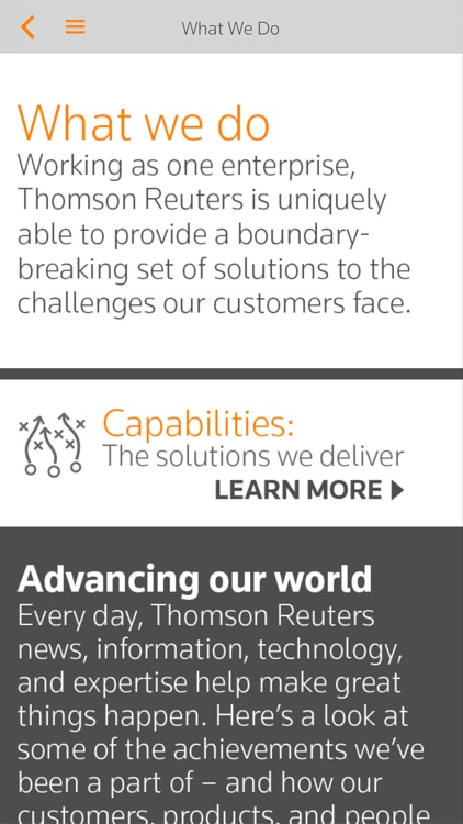 Thomson Reuters Our Story