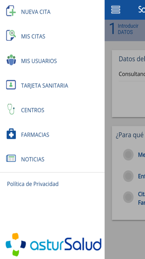 aplicacion para pedir cita medico asturias