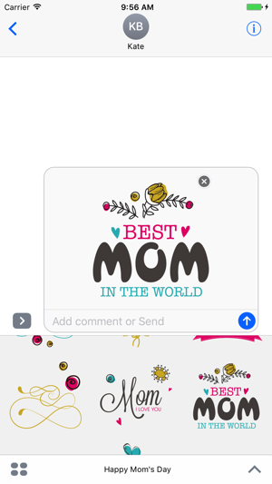 Happy Mother's Day to the Best Mom for iMessage(圖1)-速報App