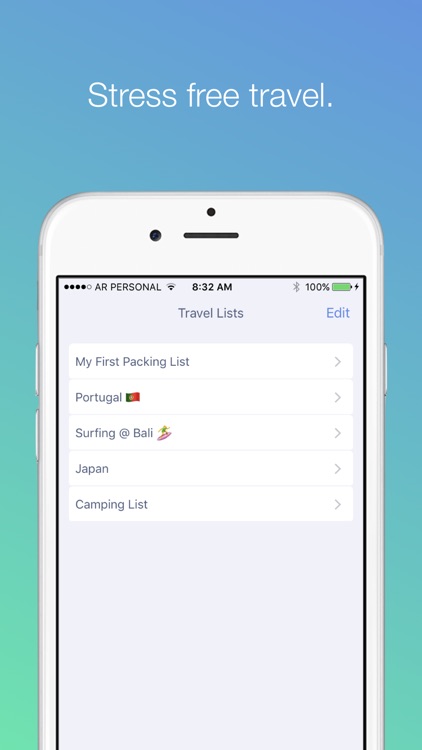 The Packing List App screenshot-4