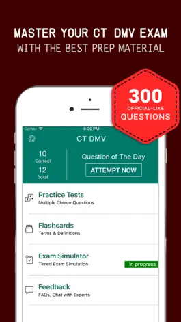 Game screenshot Connecticut DMV Practice Exam Prep 2017 - Q&A mod apk