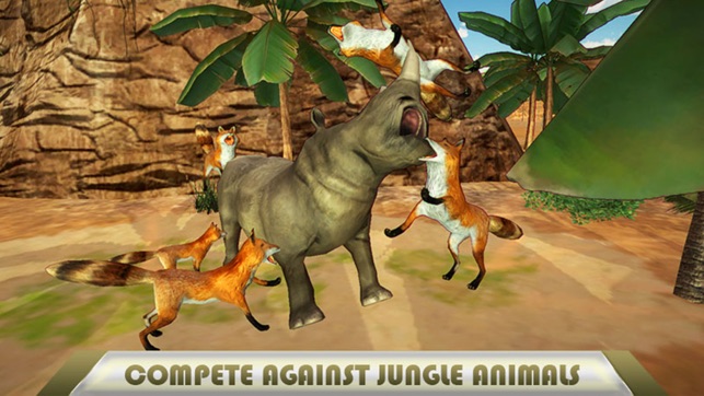 3D Angry Rhinoceros Simulator - Wild Animal Game on the App Store