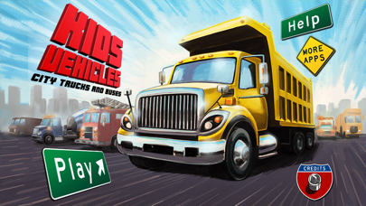 Kids Vehicles: City Trucks & Buses for the iPhone Screenshot 1