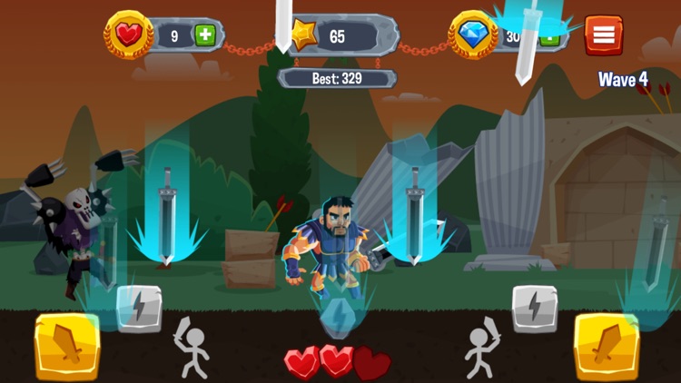 Gladiator vs Monsters - Combat Warrior Hero Game