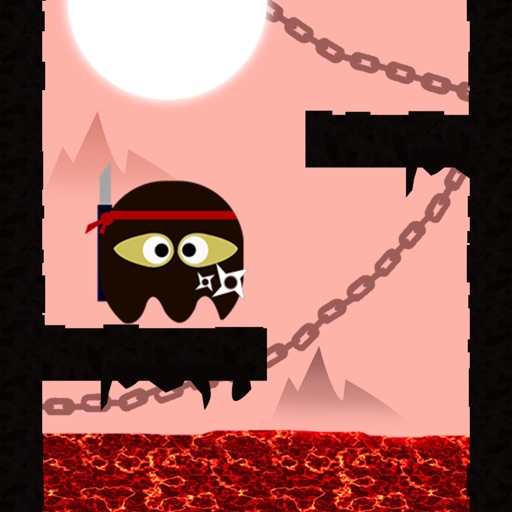 Ninja Lava Jump iOS App