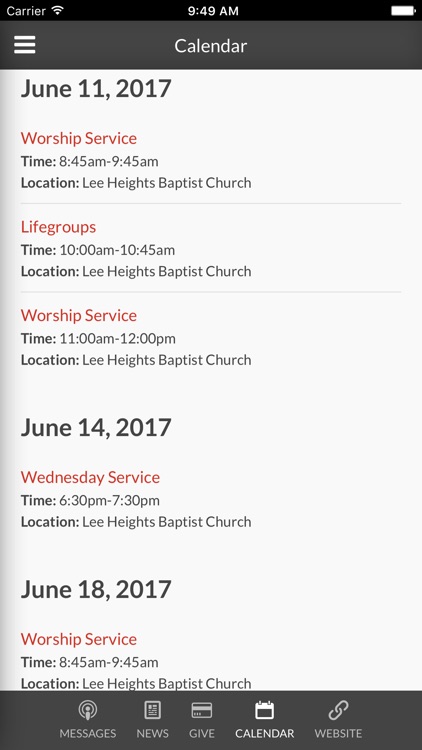 Lee Heights Baptist Church - Florence, AL screenshot-3