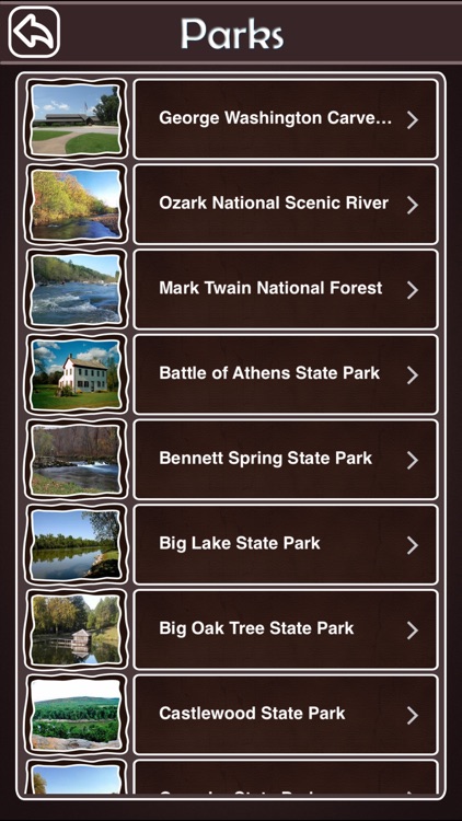 Missouri National & State Parks