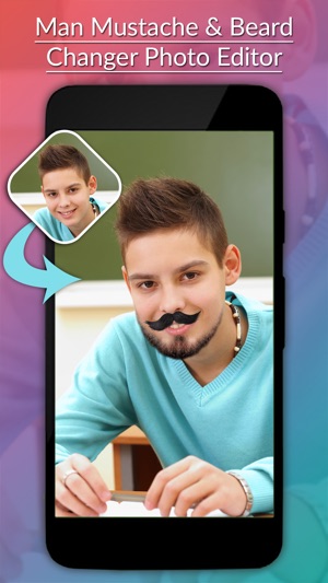 Man Mustache & Beard Photo Editor(圖2)-速報App