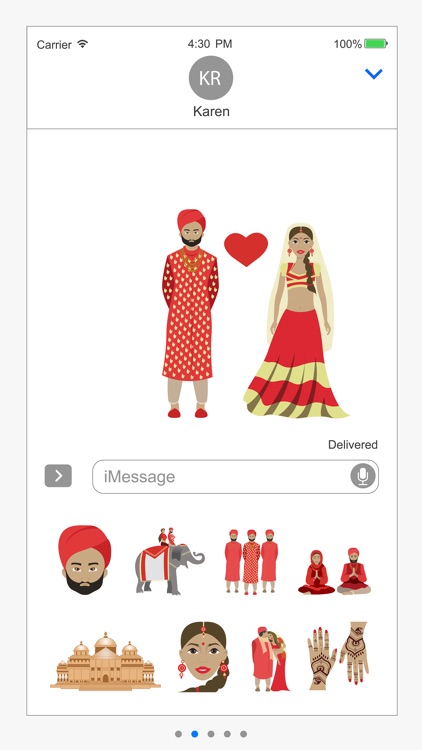 Indian Wedding Stickers