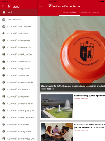 App Ayuntamiento de Velilla de San Antonio screenshot 2