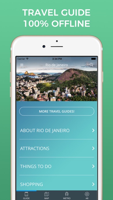 How to cancel & delete Rio de Janeiro Travel Guide with Maps from iphone & ipad 1