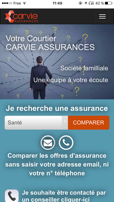 How to cancel & delete Comparateur assurances from iphone & ipad 1