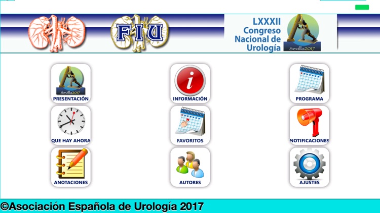 LXXXII Congreso Nacional de Urología 2017 screenshot-3