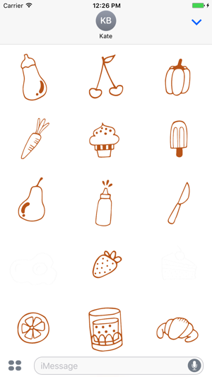 Animated Cute Food Stickers(圖2)-速報App