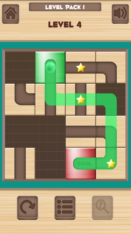 Ball Unblock - Slide the blocks and roll the ball