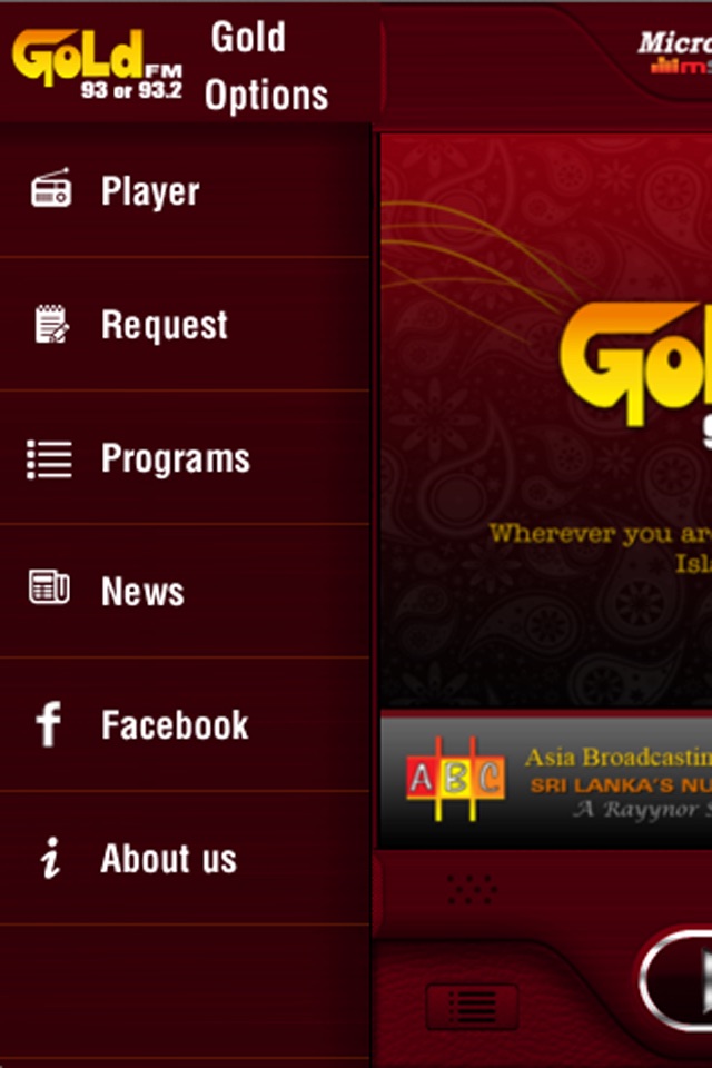 GoldFM Mobile screenshot 2