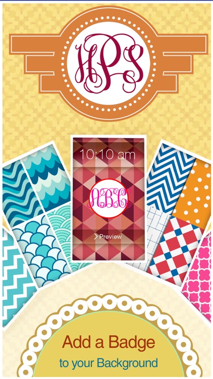 Monogram It! PRO - Wallpapers & Backgrounds Maker screenshot-3