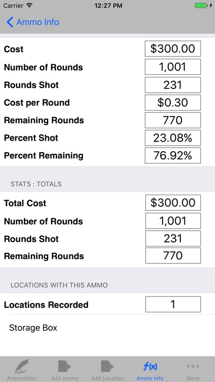 Ammunition Inventory & Ammo Catalog Calculator screenshot-3