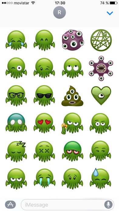 How to cancel & delete Cthulhu Emojis from iphone & ipad 1