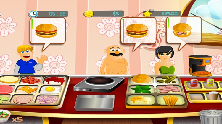 Burger Cooking Fever: Food Court Chef Game screenshot-3