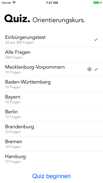 How to cancel & delete Quiz.Orientierung from iphone & ipad 1