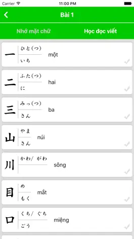 Game screenshot Học Kanji N5 hack