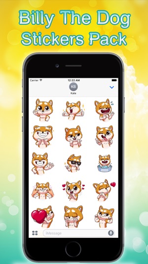 Billy The Dog Emoji Stickers for iMessag