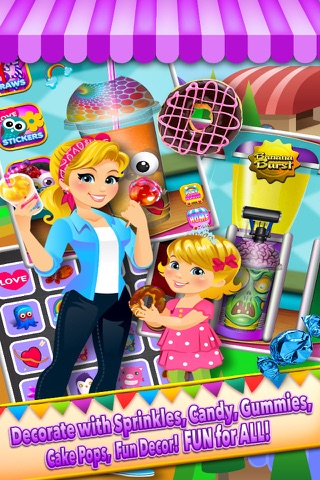 Theme Park Fair Food Maker Candy Dessert Cook Game screenshot 3
