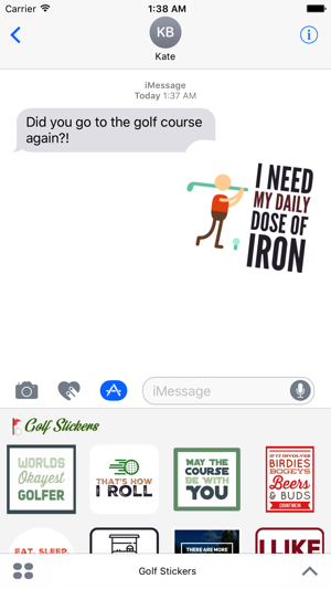 Golf Sticker for iMessage(圖1)-速報App