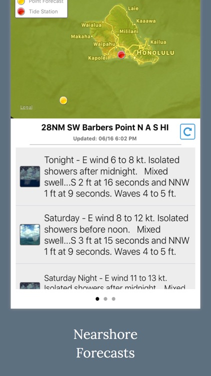 Boating Weather and Tides - NOAA 5-day WX Forecast
