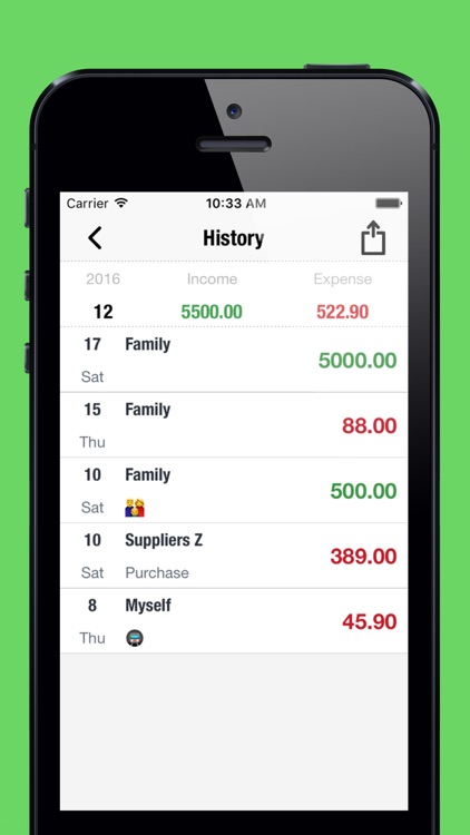 Spending Tracker-Expense, Income & Account Balance screenshot-3