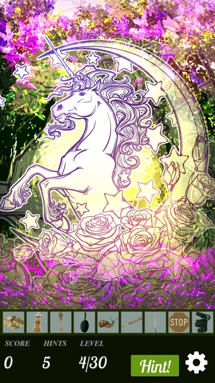 Hidden Object - Unicorns Illustrated