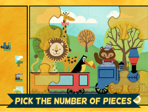 Паровозики для детей- Железнодорожный зоопарк для iPad