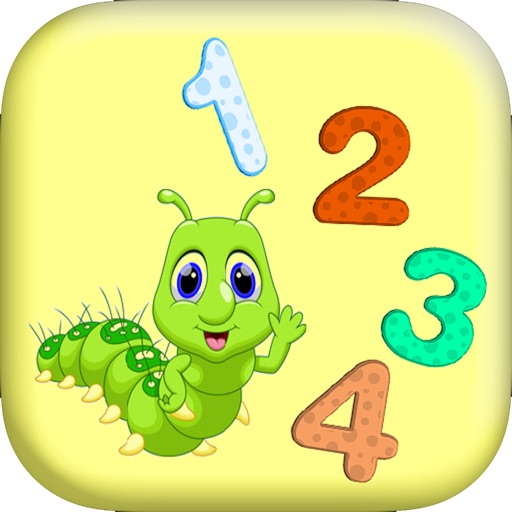 Kids play shapes,numbers sequence,love games 1-10 icon