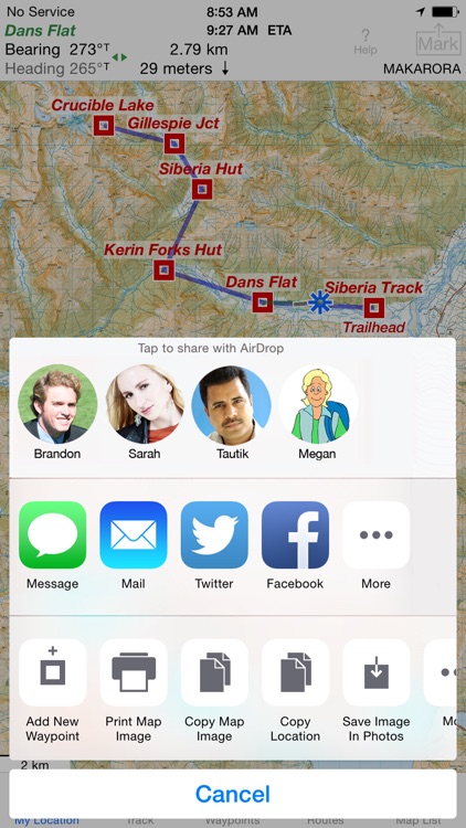i Hike GPS NZ : New Zealand & Australia Topo Maps screenshot-4