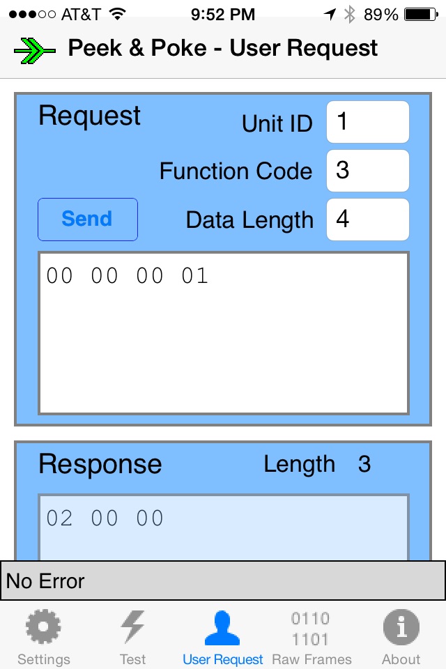 Modbus Peek & Poke screenshot 3