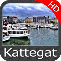 Marine Kattegat HD GPS chart fishing map navigator