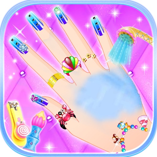 Princess Fashion Nail Salon - makeover games