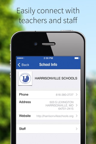 Harrisonville Schools screenshot 2