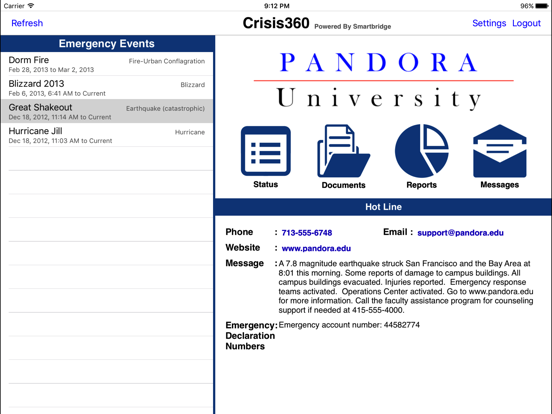 Screenshot #4 pour Crisis360 Emergency Management for iPad