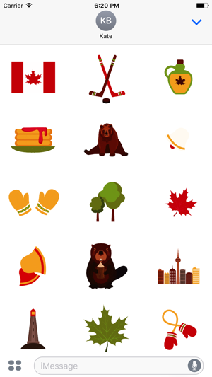 Animated I Love Canada Stickers(圖4)-速報App